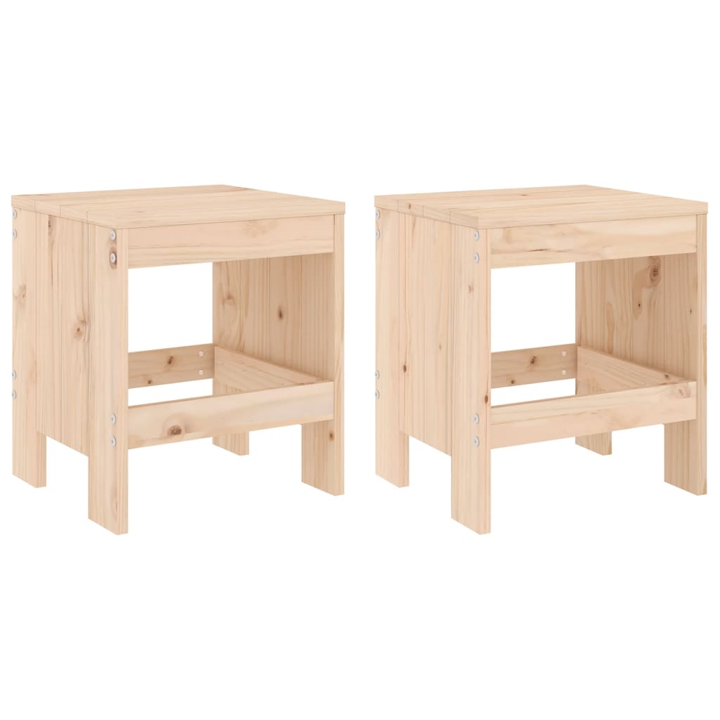 Ensemble de bistrot de jardin 3 pcs bois de pin massif