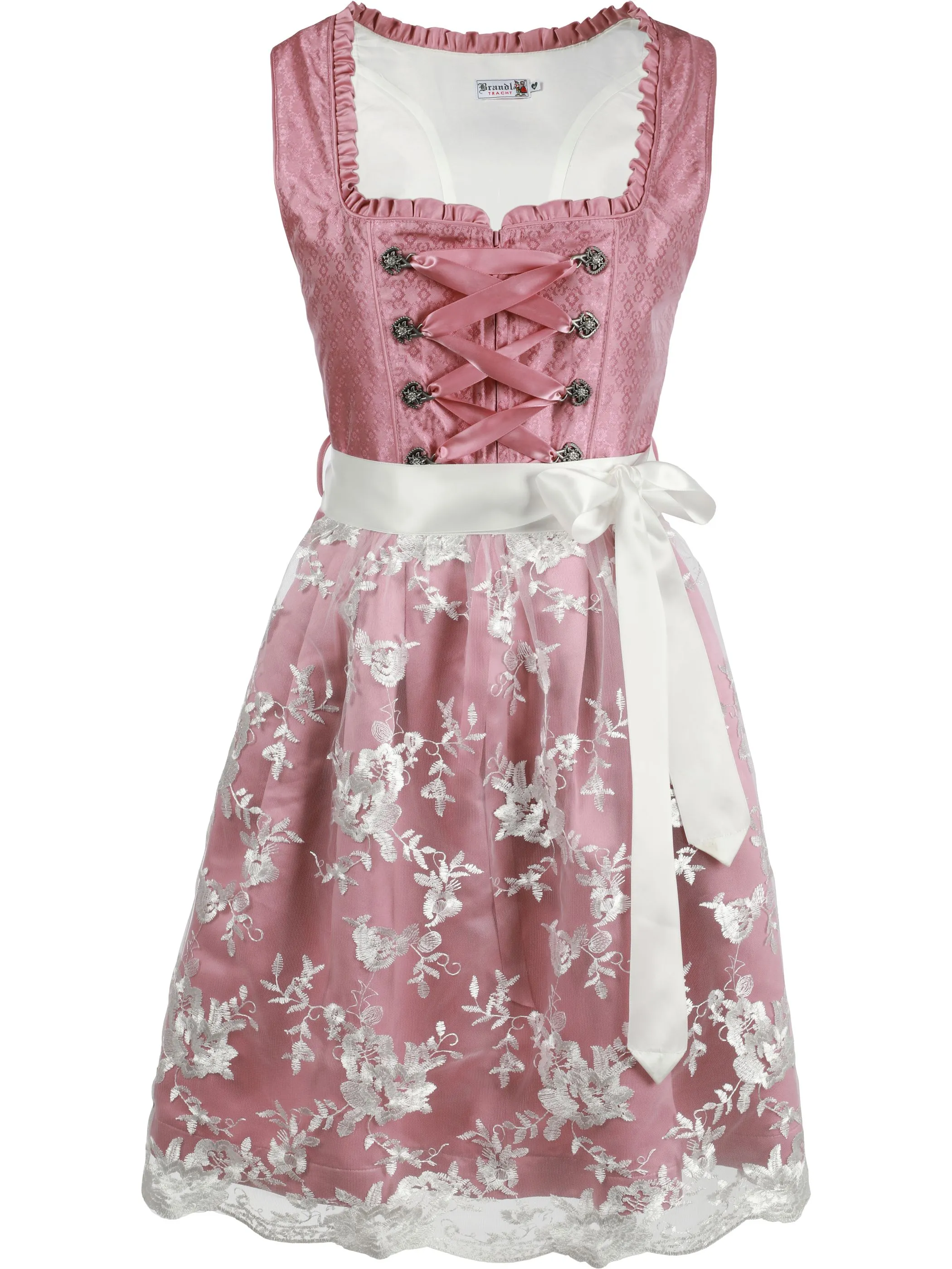 Damen Dirndl mit Spitzenschürze