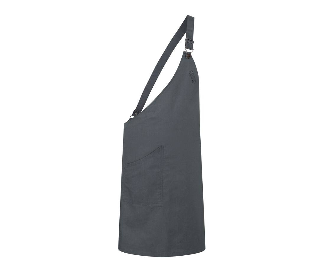 KARLOWSKY KYLS36 - Tablier en tissu sergé asymétrique