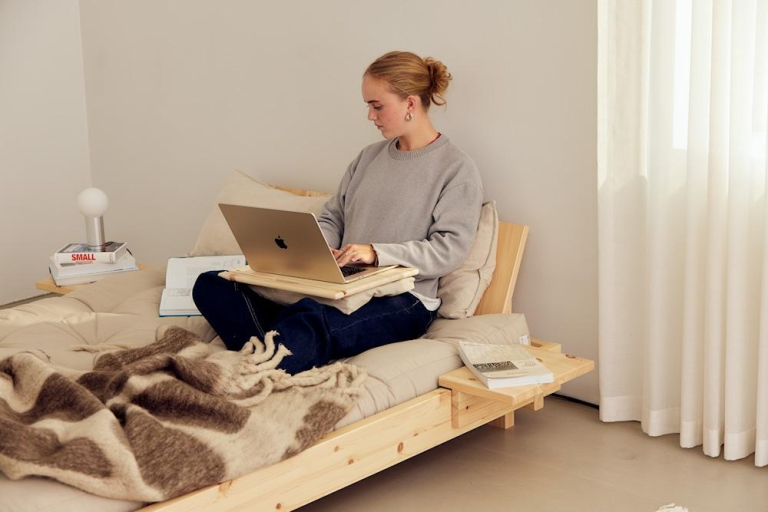 Karup Design Social bed 140x200 met hoofdbord Natural