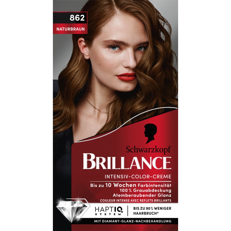 Schwarzkopf Brillance Intensiv-Color-Creme Samtbraun 874