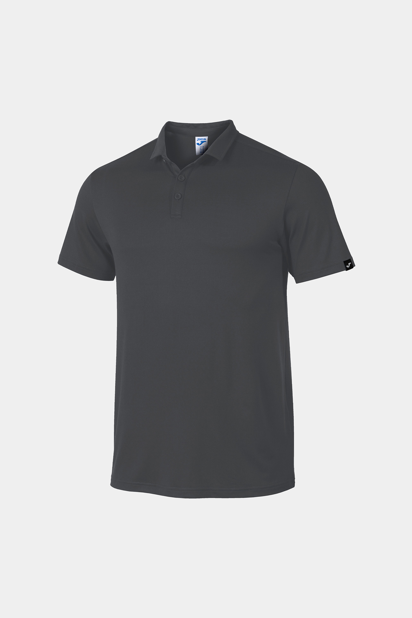 Camisa polo Sydney de manga curta antracite