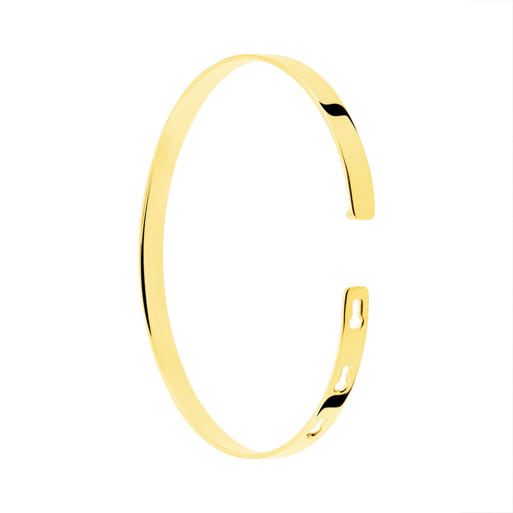 Bracelet Jonc Gravita Argent Jaune