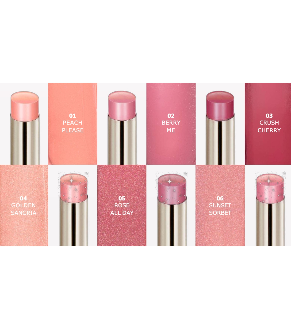 Hean - Batom Juicy Glossy - 06: Sunset Sorbet