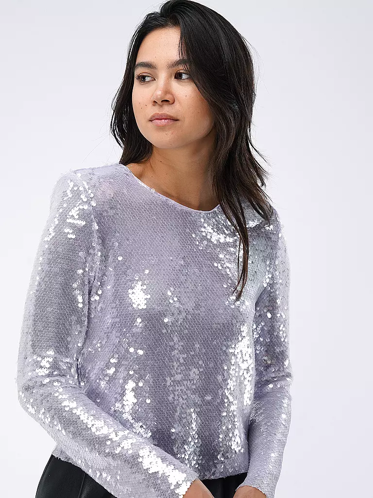 SELF-PORTRAIT Langarmshirt lila