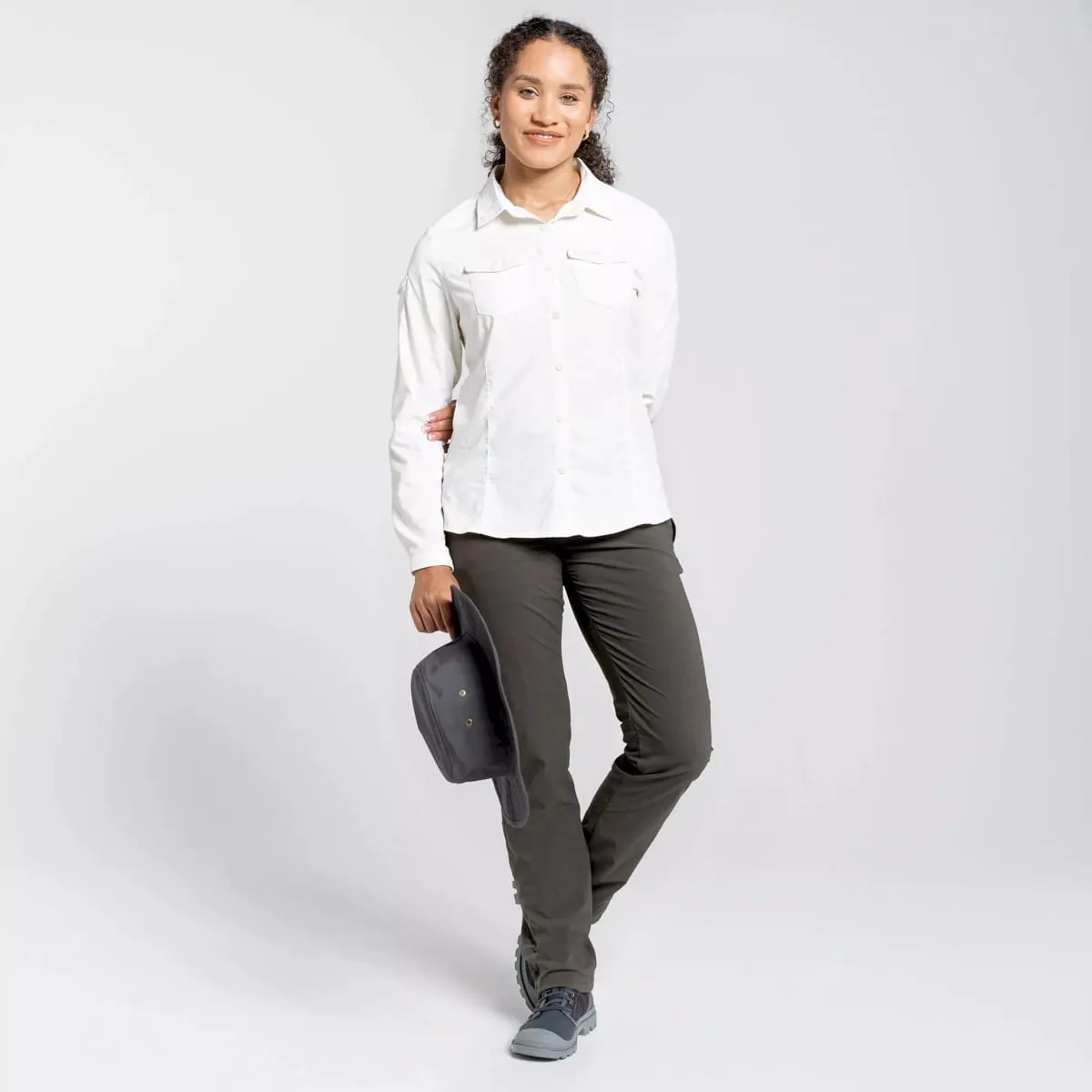 Craghoppers Women's Nosilife Pro Trousers Regular Mid Khaki