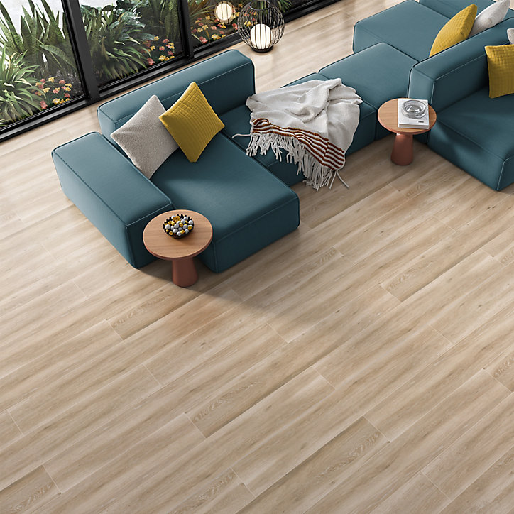 Carrelage sol extérieur imitation bois Trieste 22,5 x 119,5 cm