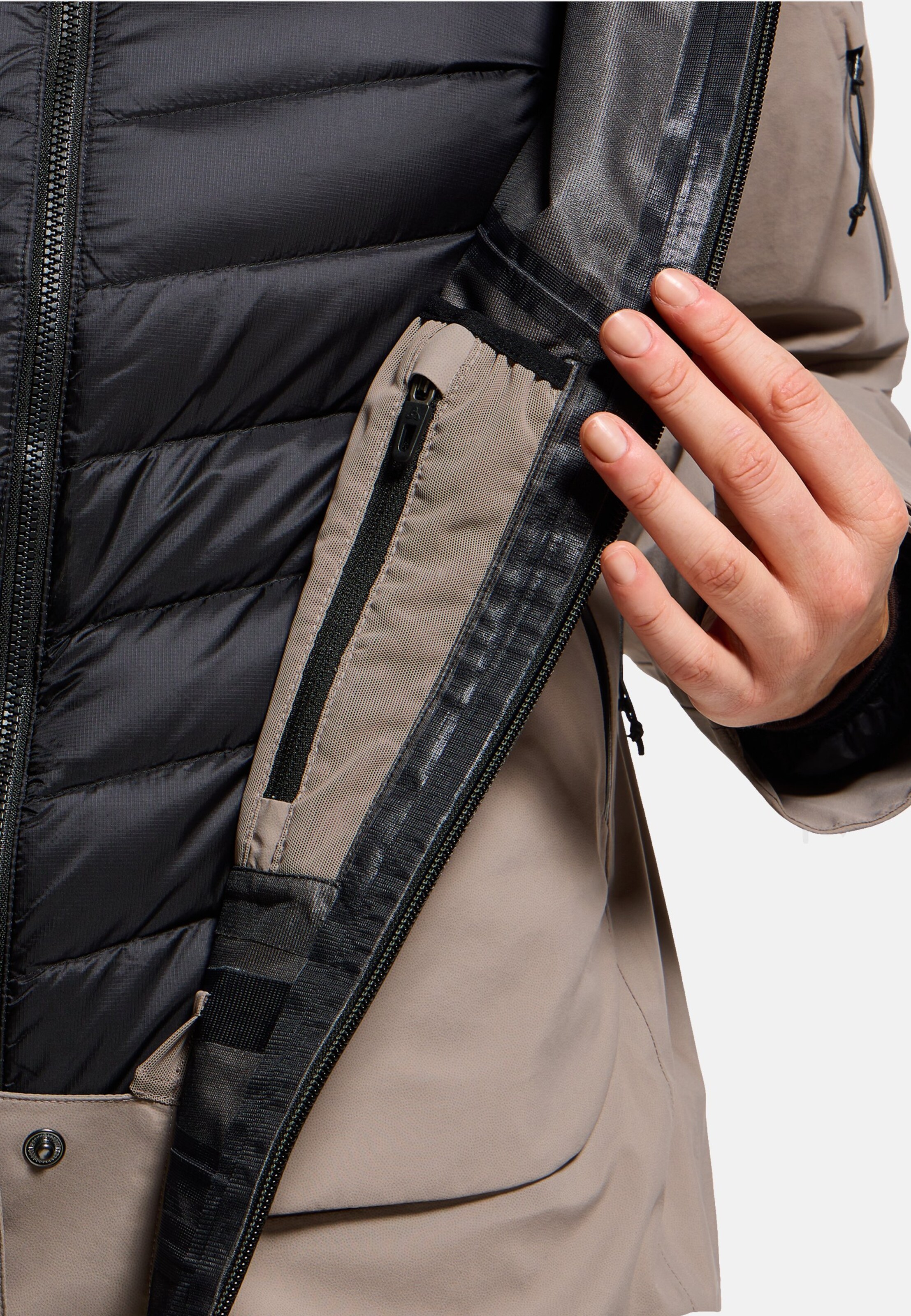 X-Alp 3L Hardshell Ski-Jacke in cinder
