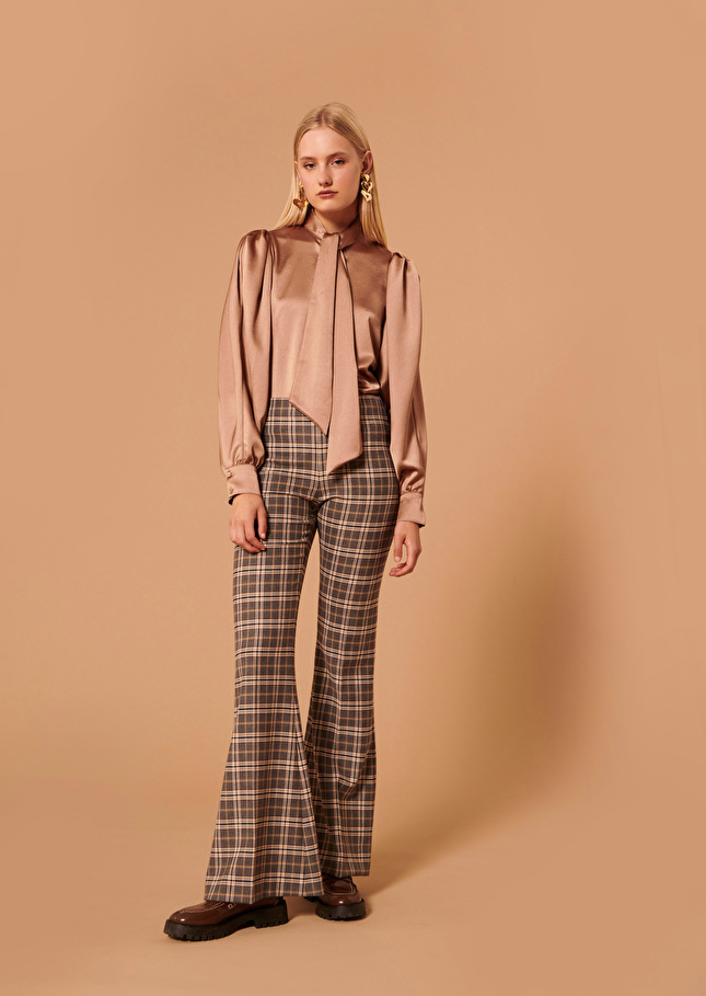 Pantalon Peninagris en tartan