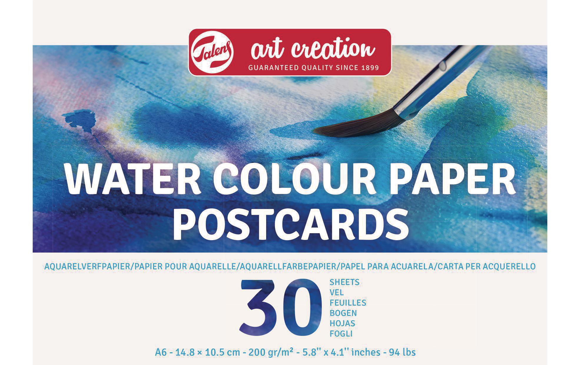 Aquarellblock Postcards 105 x 148 mmAquarellpapier Postkarten für Aquarellfarben