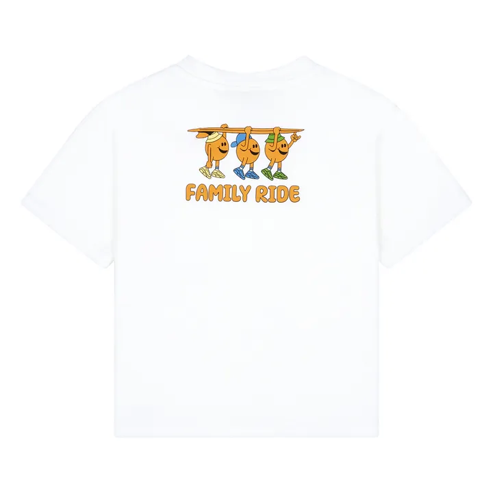 Hundred Pieces T-shirt Manches Courte Coton Bio | Blanc