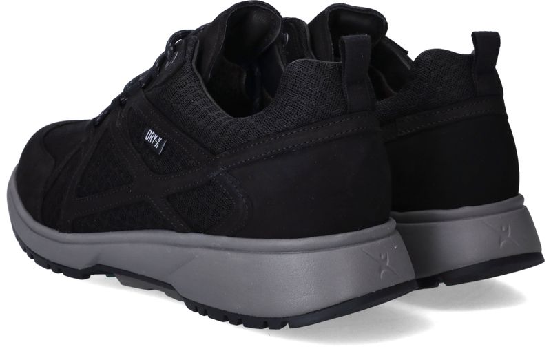 Xsensible Abo Stretchwalker Sneakers Zwart Heren