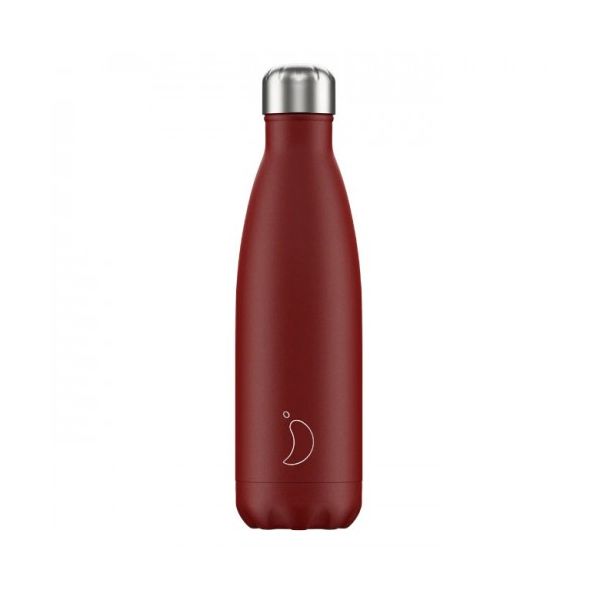 CHILLY'S Garrafa Isotérmica Vermelho Mate 500ml B500MARED