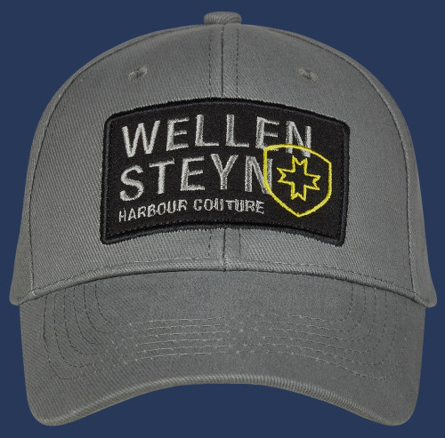 Baseball-Cap 04 Baumwolle, Grey/Darkgrey/Yellow