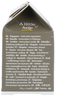 Difrax Fopspeen Dental 18  Maanden - Pure Clay 1ST