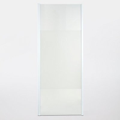 Paroi de douche fixe Cooke & Lewis Onega sérigraphiée 70 cm
