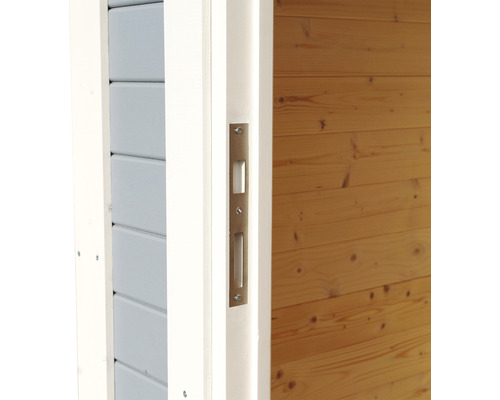 Bertilo Man Cave Pentus 3L tuinhuis inclusief vloer en lessenaarsdak, 581 x 265 cm, naturel