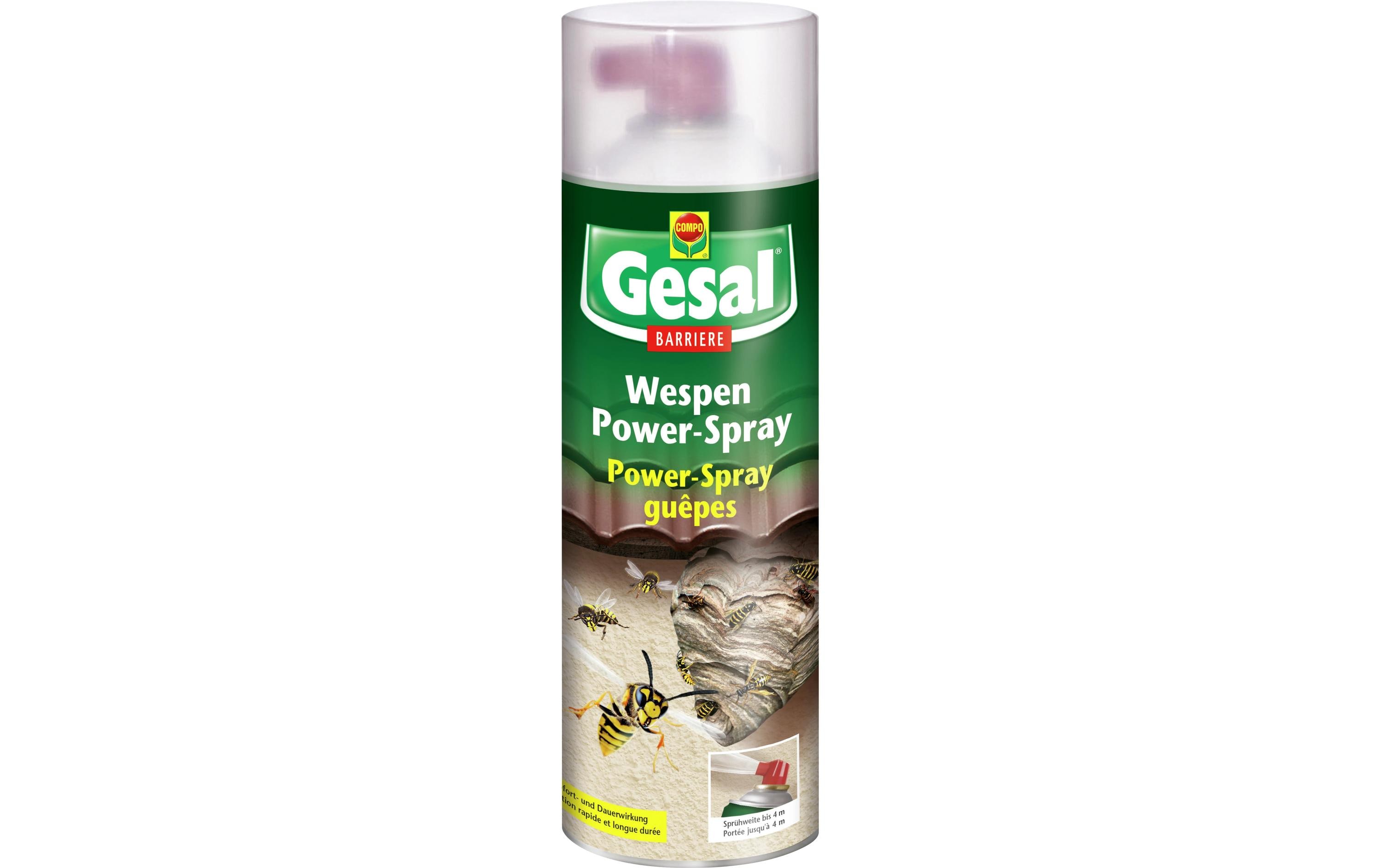 Wespen Power-Spray BARRIERE 400 mlInnovative Formulierung mit natürlichem Wirkstoff zur Bekämpfung von Wespennestern und Wespen