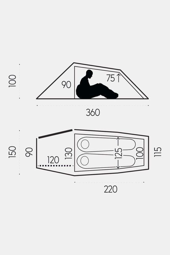 Fjällräven Fjällräven Abisko Lite 2-Persoons Tunneltent