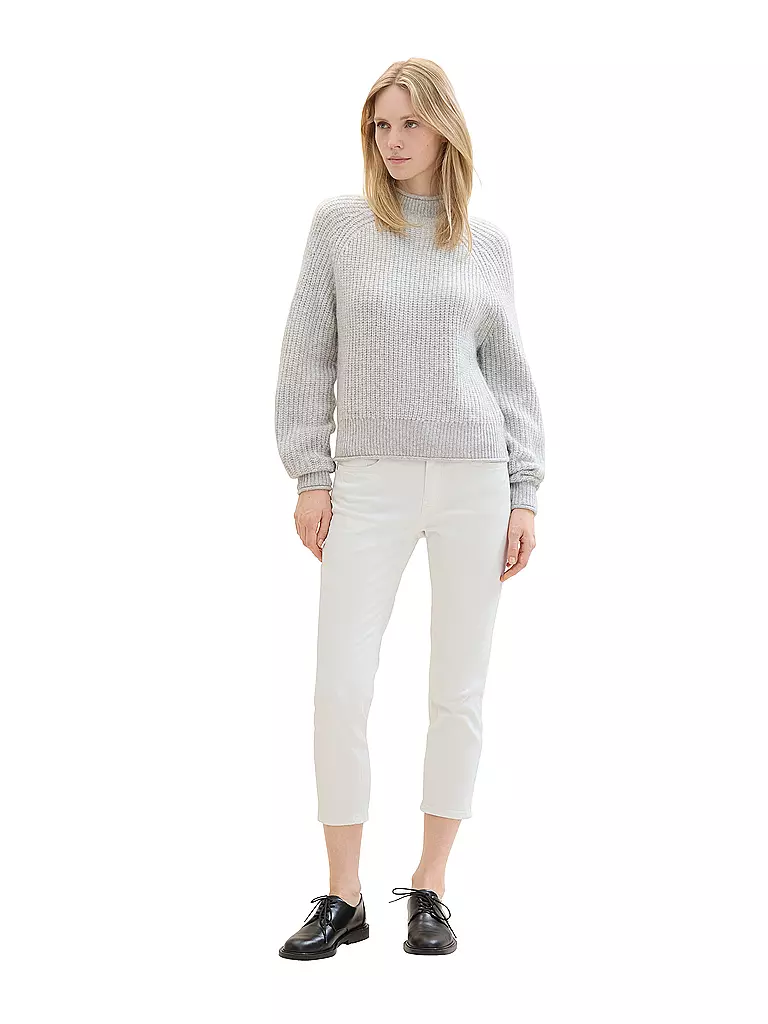 TOM TAILOR Jeans Straight Fit 7/8 ALEXA  weiss