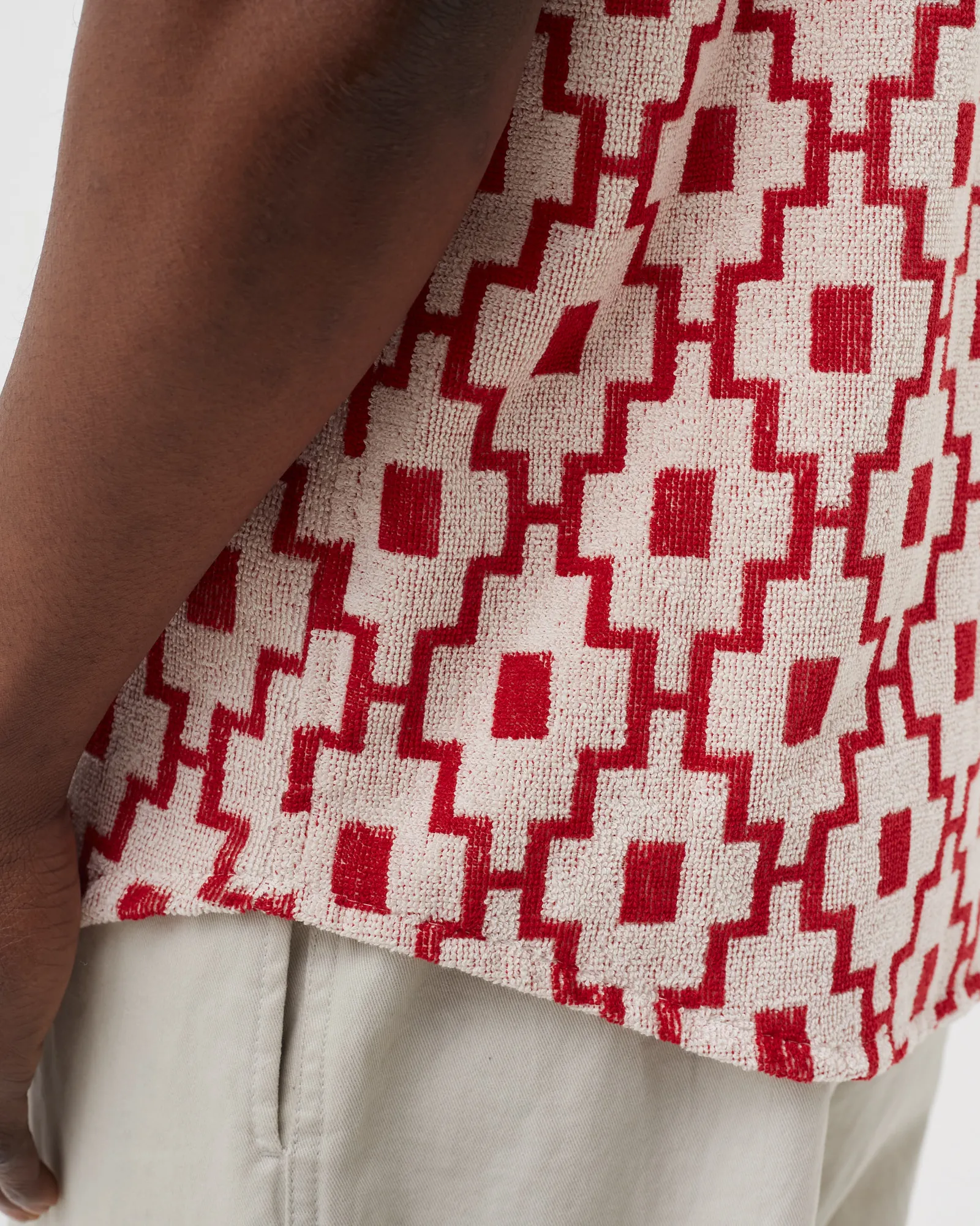 OAS White Machu Terry Shirt