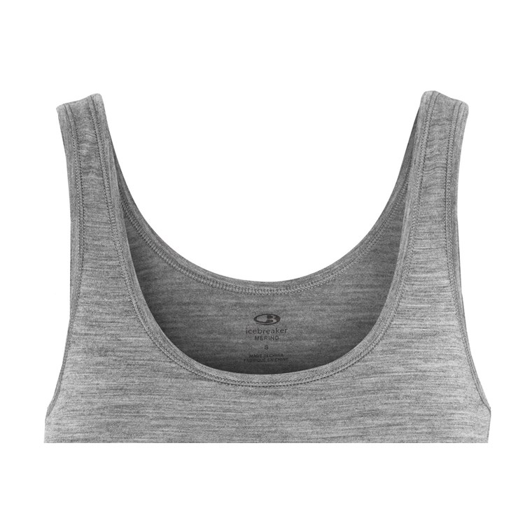 Icebreaker Siren Tank Women Gritstone Hthr
