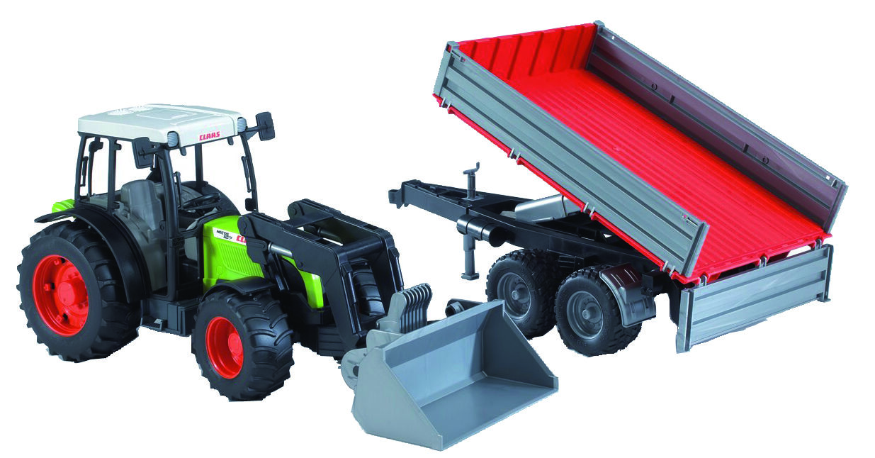 Bruder Claas NECTIS 267F Met Voorlader - Tractor - Lichtgroen