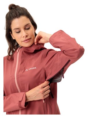 Veste Imperméable Femme Vaude Croz 3L III Rouge