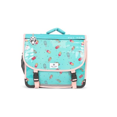 Cartable maternelle réversible Ice Pop - 35 cm - 1 compartiment - bleu - Pol Fox