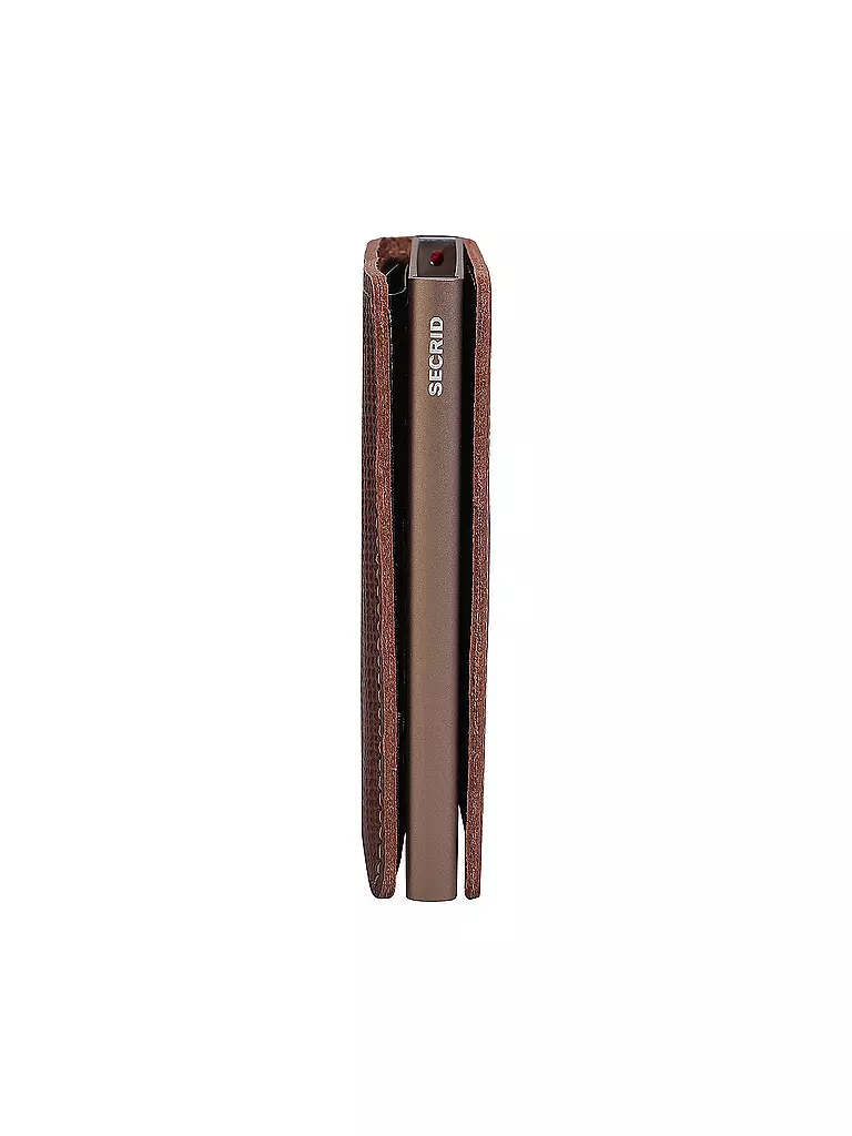 SECRID Geldbörse - Slimwallet Saffiano Caramel braun