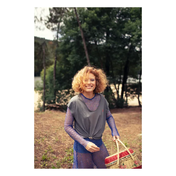Sisters Department T-shirt Marie Coton et Lin | Gris foncé