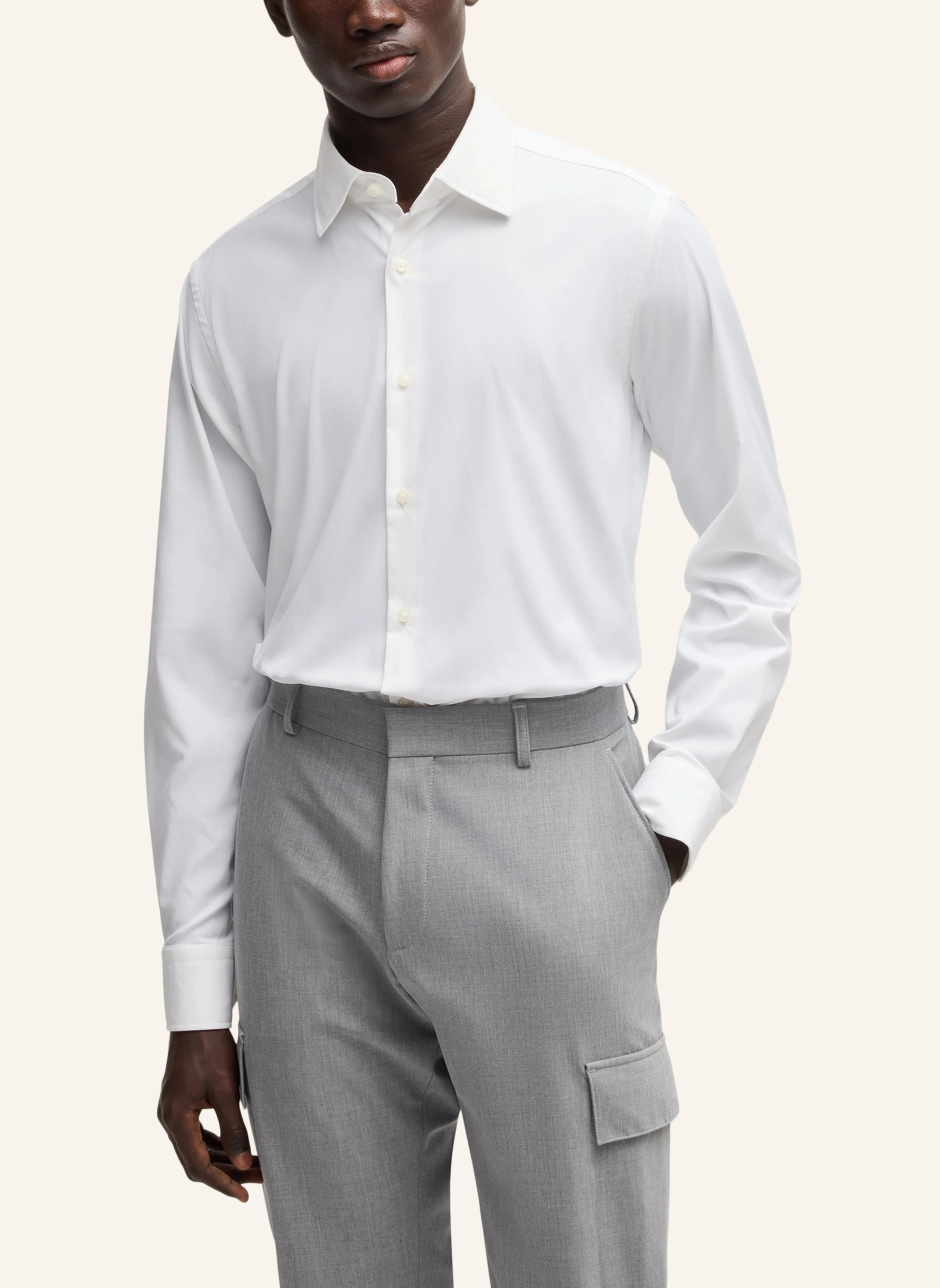 BOSS Business Hemd P-JOE-KENT-C1-222 Regular Fit