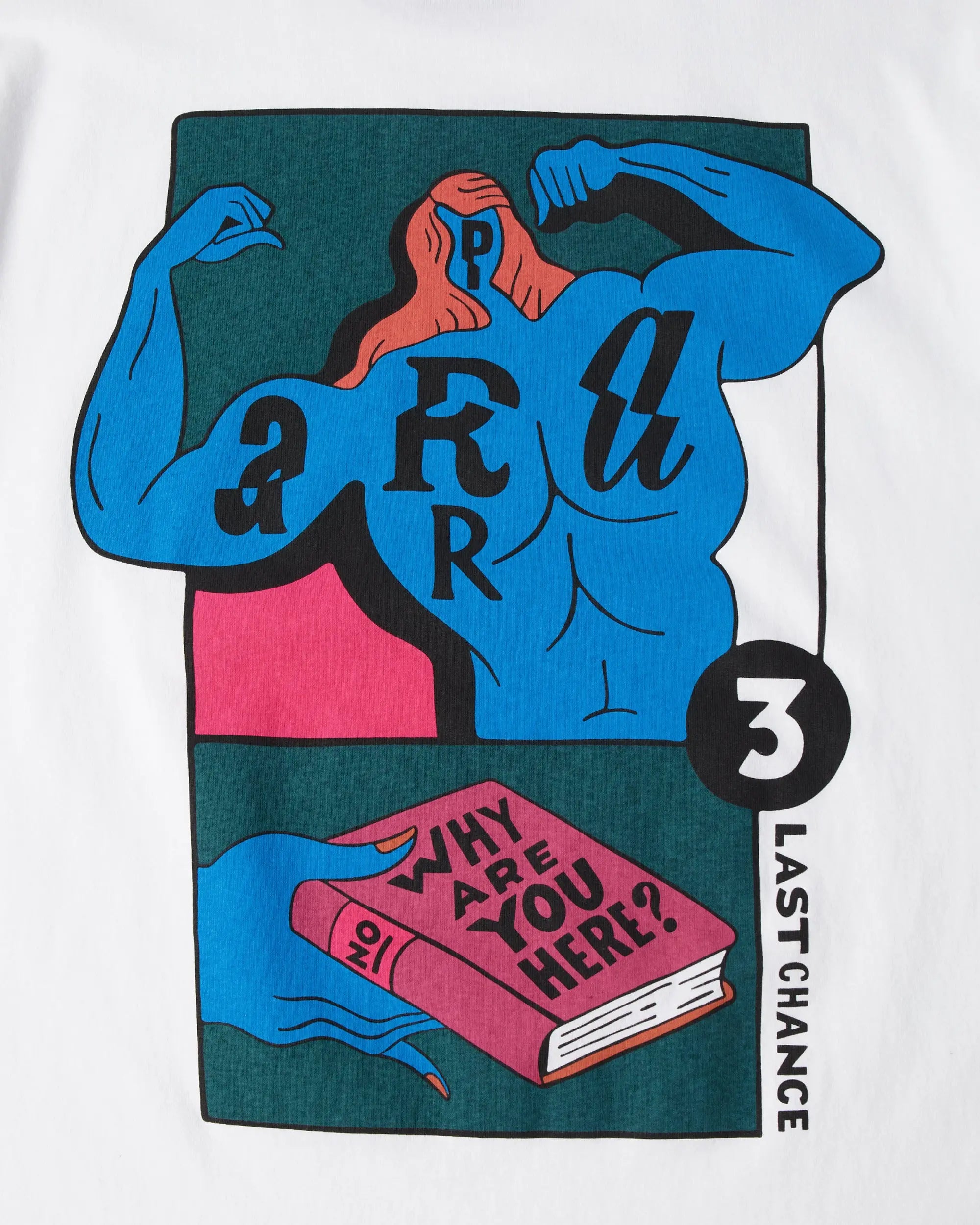 byParra Why Are You Here T-Shirt (White)