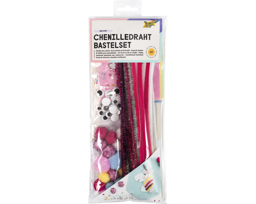 Chenilledraad knutselpakket Eenhoorn