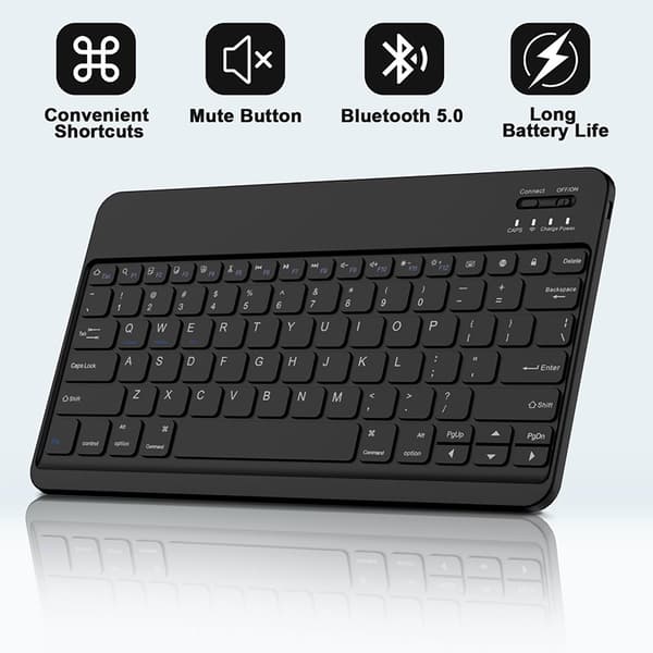 INF Beskyttende etui med tastatur for Samsung Galaxy Tab  Samsung Galaxy Tab S7 FE 5G 12.4