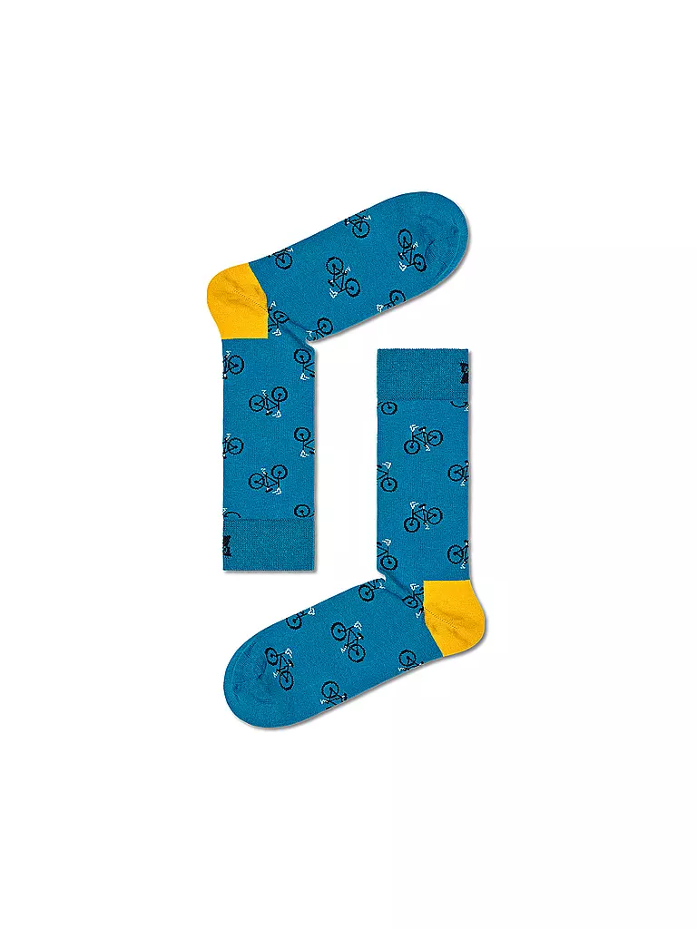 HAPPY SOCKS Herren Socken 41-46 BIKE turquoise petrol