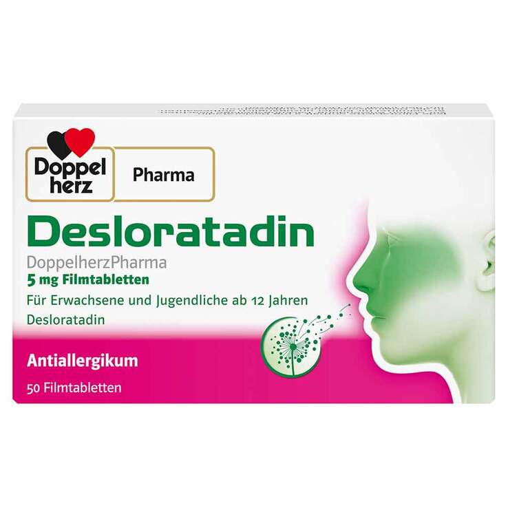 Desloratadin Doppelherzpharma 5 mg Filmtabletten, 50 St