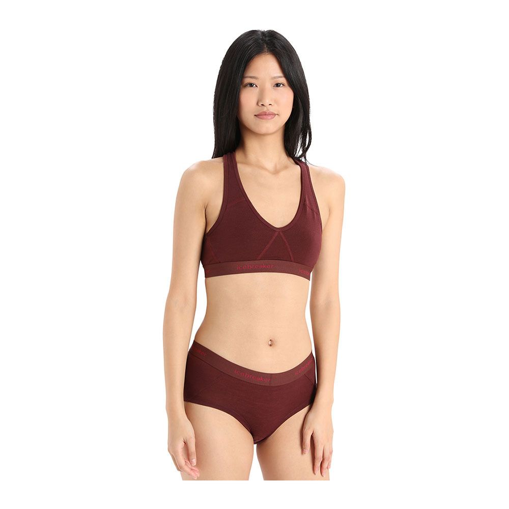 Icebreaker SPRITE - Brassière Femme espresso