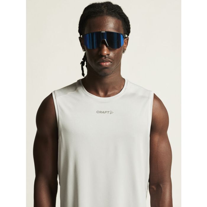 Craft Herre Singletter Adv Essence SL Tee 2 Grå
