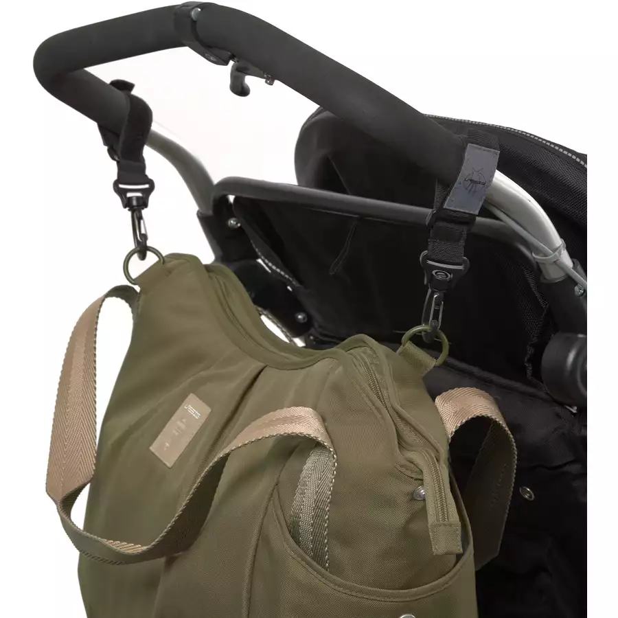 LÄSSIG Zwillingswickeltasche Green Label Twin Bag olive