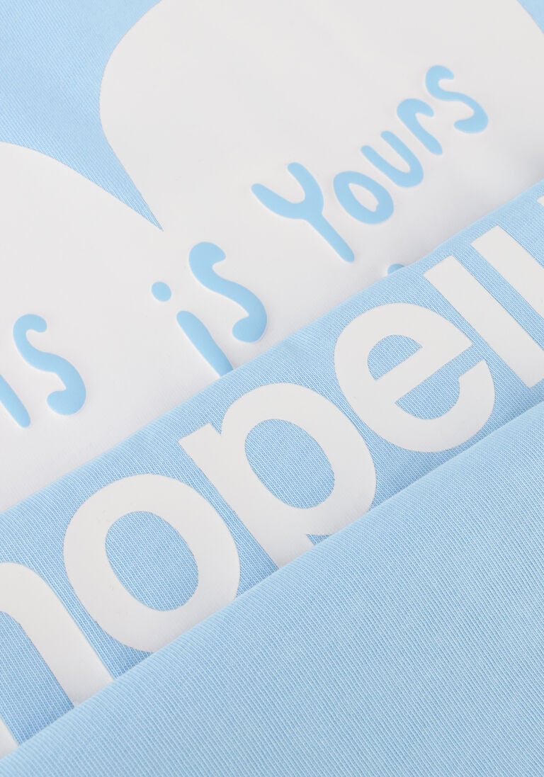 lichtblauwe hopeium t-shirt short sleeve