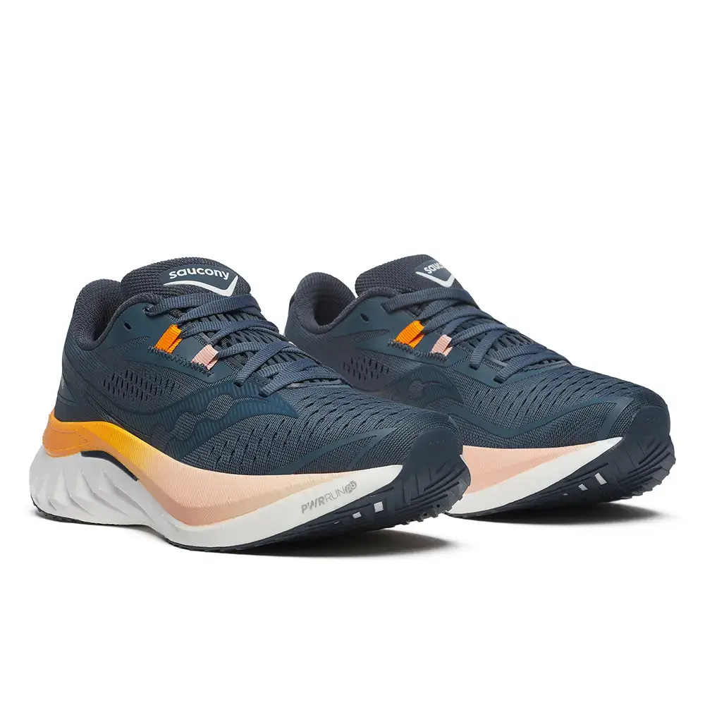 Saucony Endorphin Speed 4 Hardloopschoenen Donkerblauw/Oranje Dames