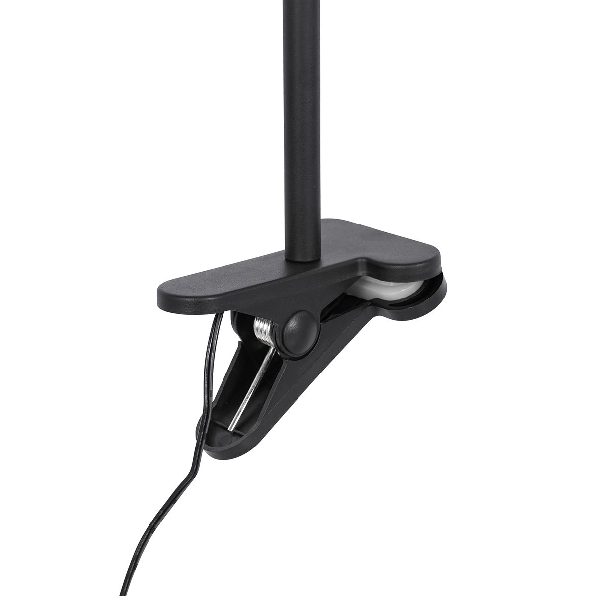 Bureauventilator zwart incl. LED 2700K - Dores