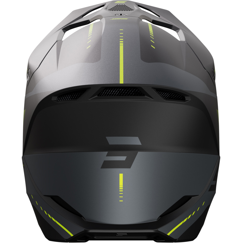 Shot - Casque Furious Peak Gris / Jaune fluo / Mat
