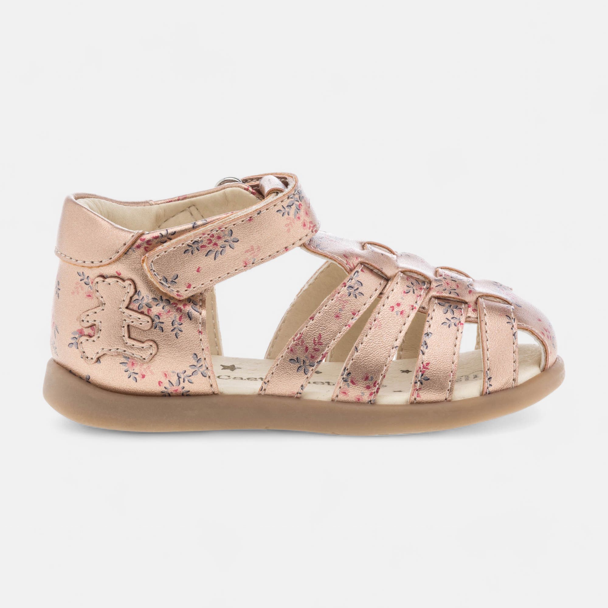Nu-pieds Bébé fille or