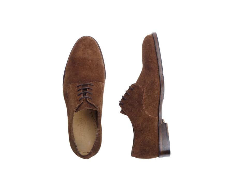Derbies homme Velours Havane - DOVER II PATIN