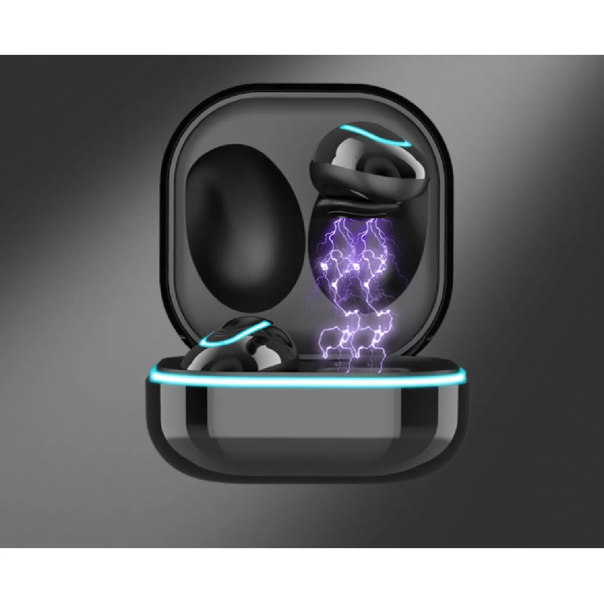 Universal Écouteurs Bluetooth 8D HiFi - Bleu