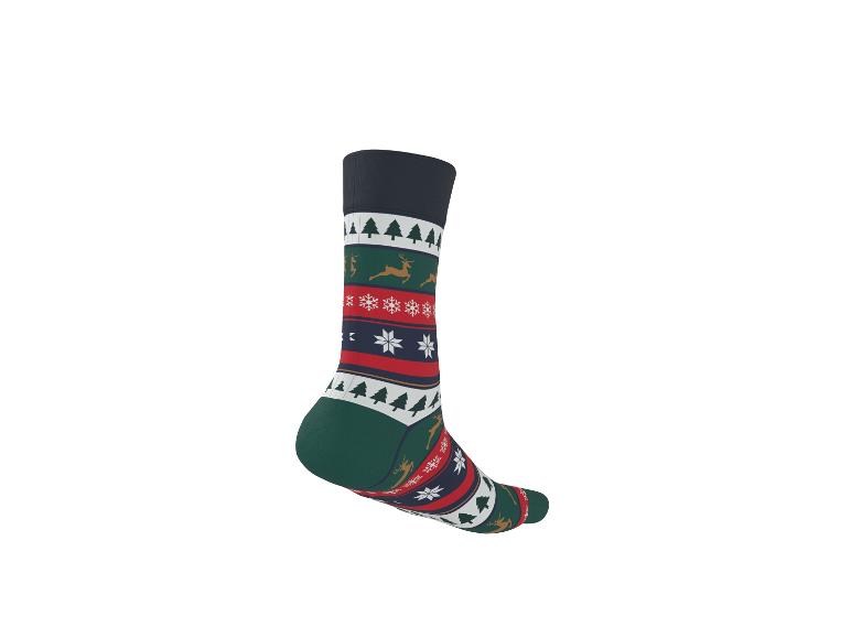 3 Paar kerstsokken