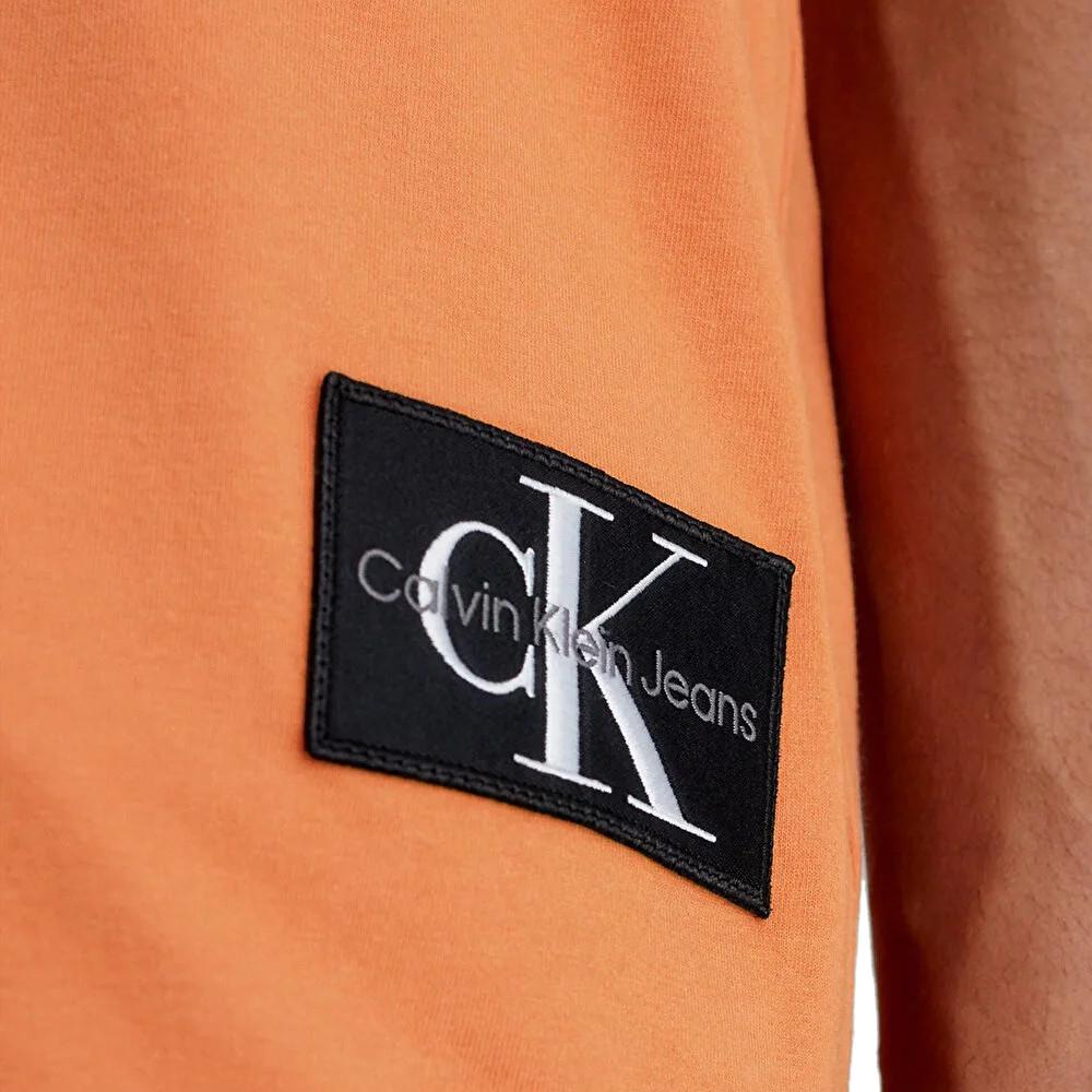 Calvin Klein Jeans T-shirt Orange Homme Calvin Klein Jeans Badge Turn Up