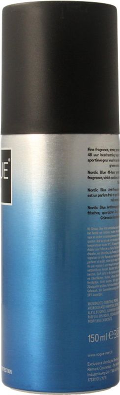 VOGUE Men Nordic Blue Anti-Transpirant Deodorant Spray 150 ML